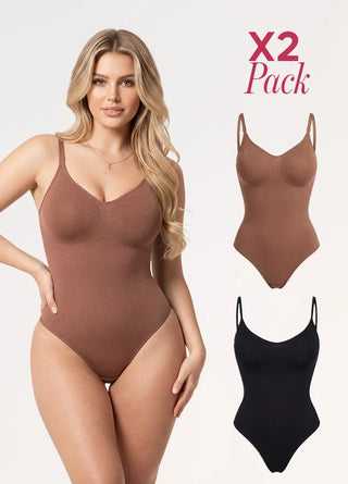 2 Pack Body: Tanga Invisible con Soporte de Busto | Salome 5601 | Ant 7001