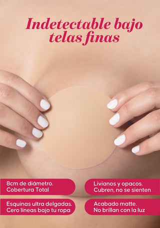 Kit Cero Marcas Salome: Body Manga Larga TD03L5 + Cubre Pezones