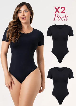 2 Pack Body Manga Corta: Sin Costuras y Elegancia | Salome 5007 | Ant 01L5